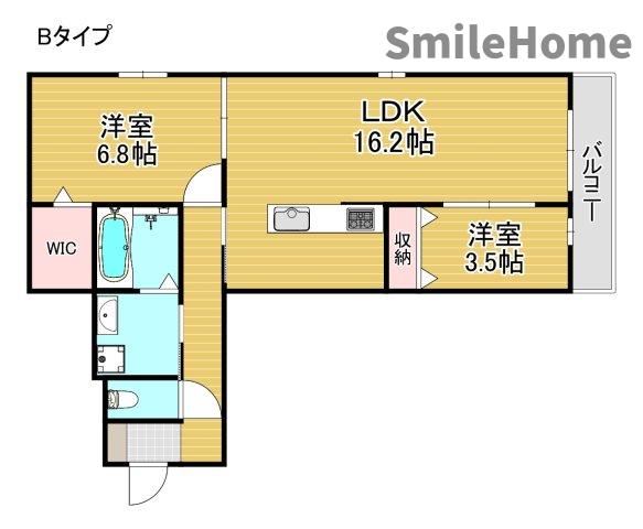 Clashist墨江の間取り