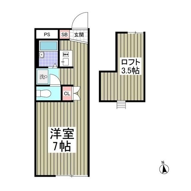 リブレス東大和IIの間取り