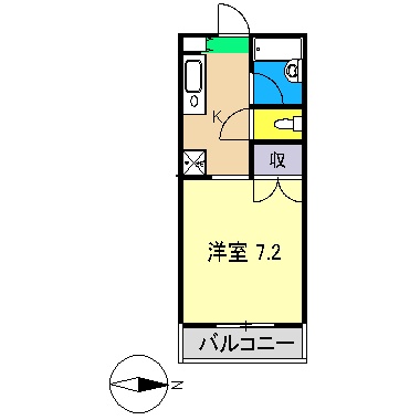 エスティーコート南国の間取り