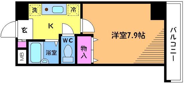 東京都調布市国領町４（マンション）の賃貸物件の間取り