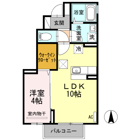 ＪＲ仙山線 山形駅 徒歩33分 2階建 築14年の間取り写真