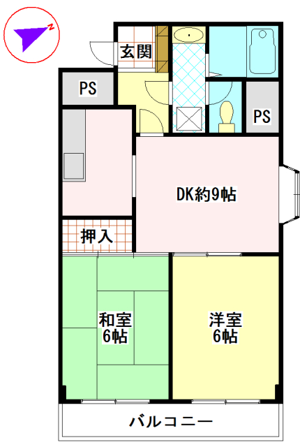 エターナル春日部の間取り