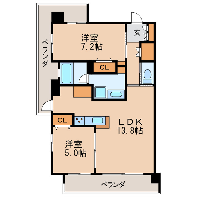 テラッツァ白壁の間取り