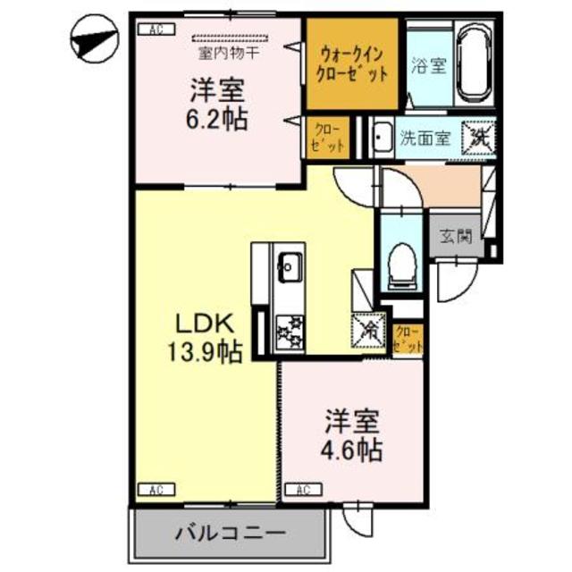 D-ROOM CHIYOの間取り