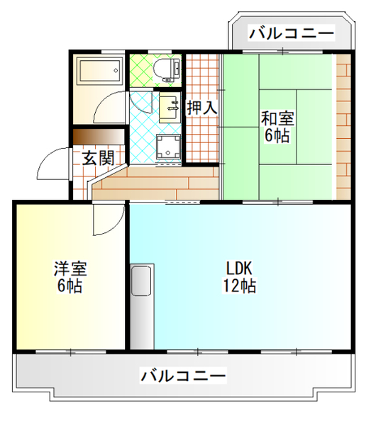 ガーデンコートの間取り