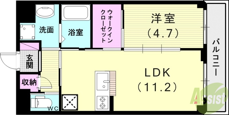 ベースの間取り