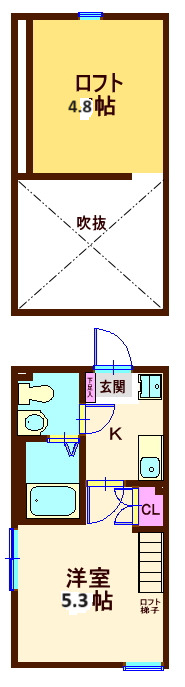 レプレ白楽の間取り