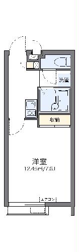 レオパレス田場の間取り