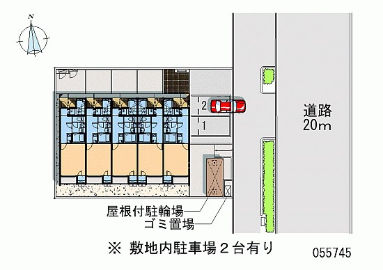 その他共有部分　敷地内全体図です。