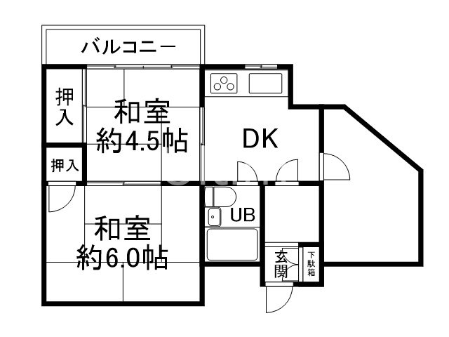 【ヴェルデ京都上鳥羽の間取り】