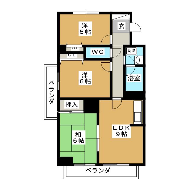 レピドール福田Iの間取り