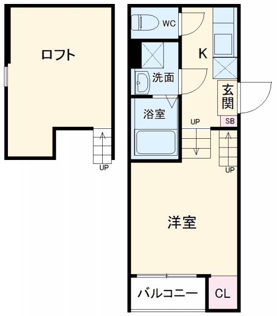 フォルクローレ名駅西の間取り