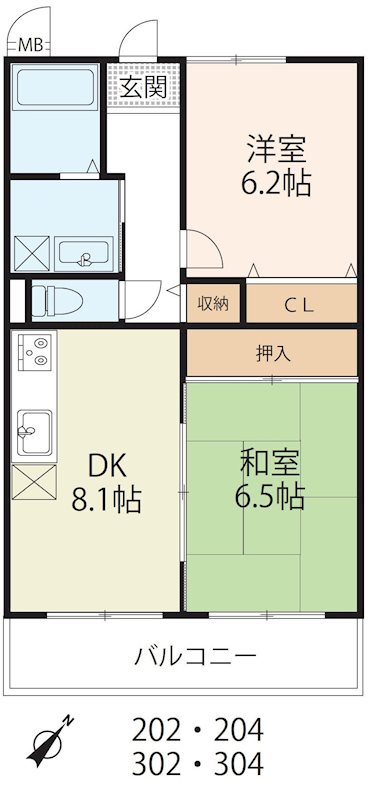 SUN_SHINE南草津の間取り