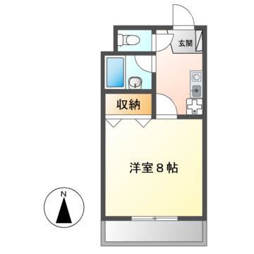 鳥山マンションIIの間取り