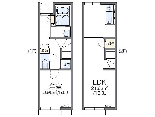 レオネクストお茶屋口の間取り