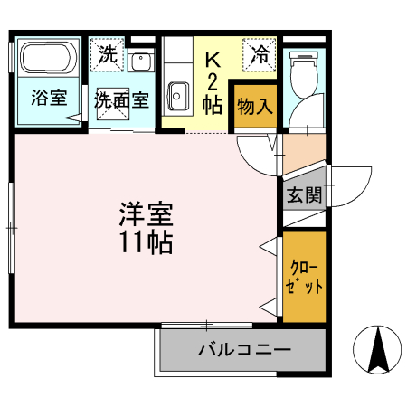 レセンテ手城の間取り