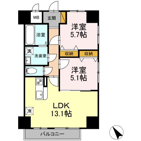 K・Mおおたかの森の間取り