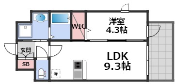 Quintet NAMBAの間取り