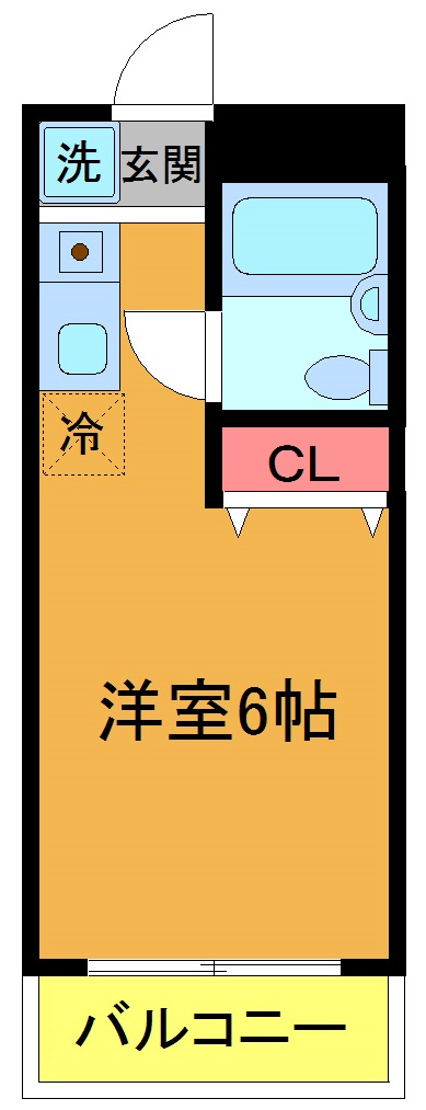 堀江新井マンションの間取り