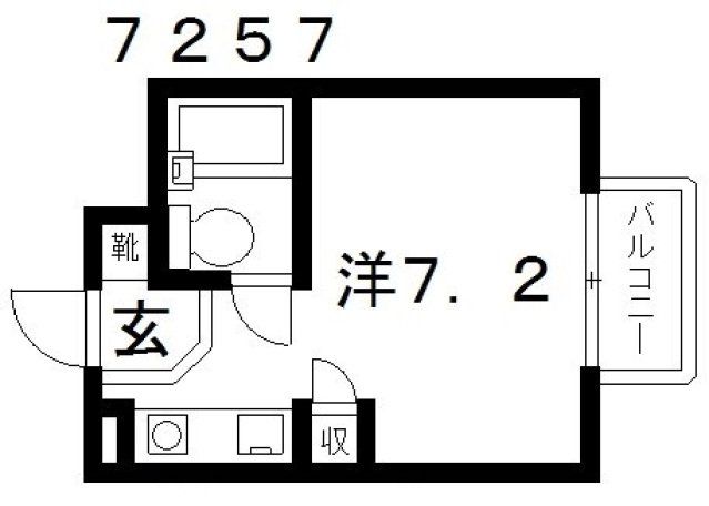 藤井寺市北岡のマンションの間取り