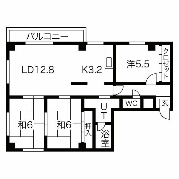 ユニティー北円山の間取り