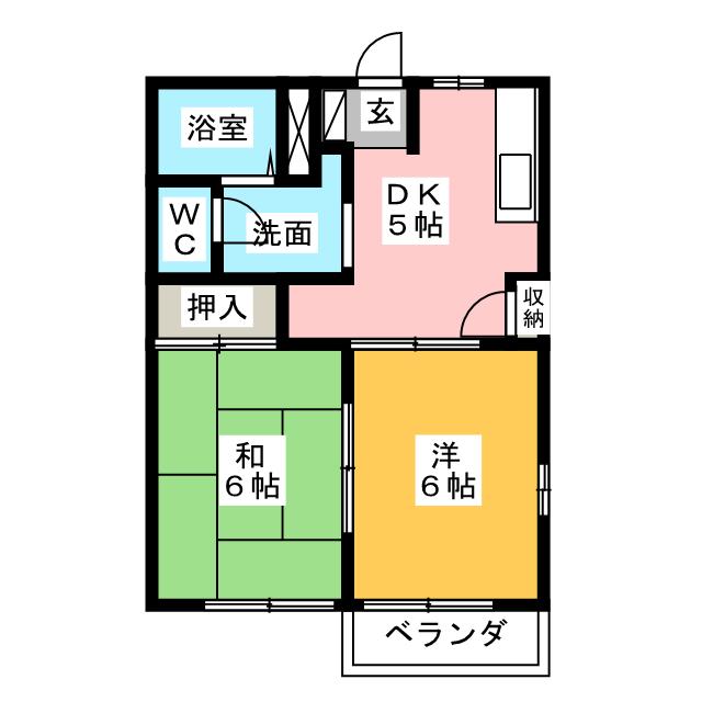 グレースマンションＣの間取り