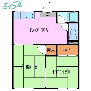 コリーヌ阿倉川の間取り