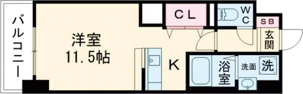 ルーカス長崎諫早IIの間取り