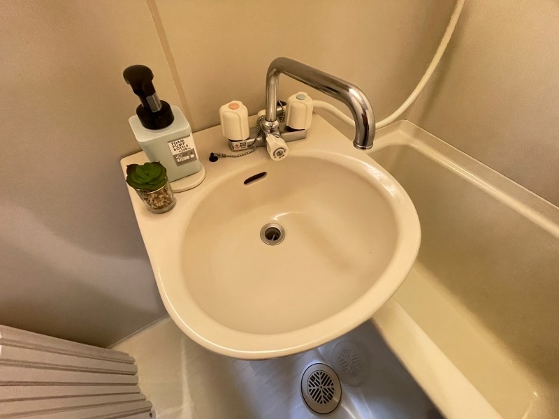 洗面設備　※モデルルーム時参考写真