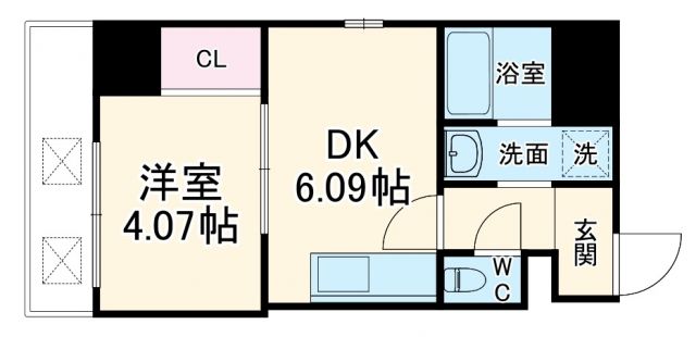 クローバー・クレア池田の間取り