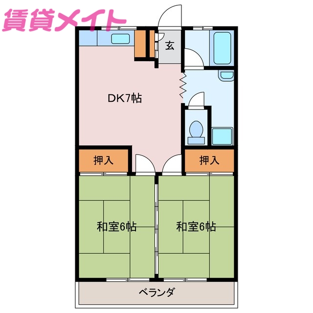 小古曽ビルの間取り