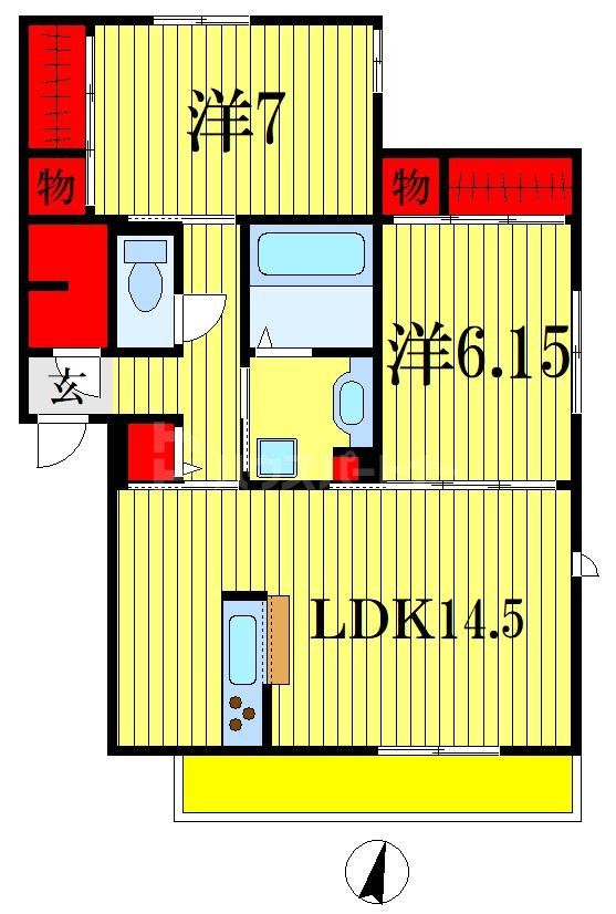 メゾンベールの間取り