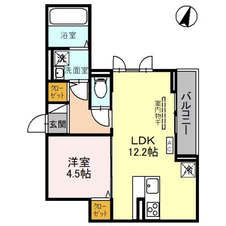 D-ROOM笹口の間取り