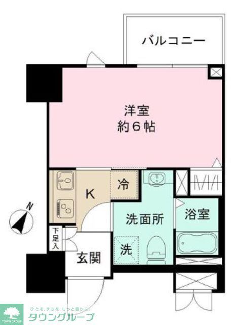 日野市豊田のマンションの間取り