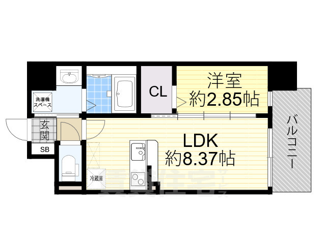 LiveCasa関目の間取り