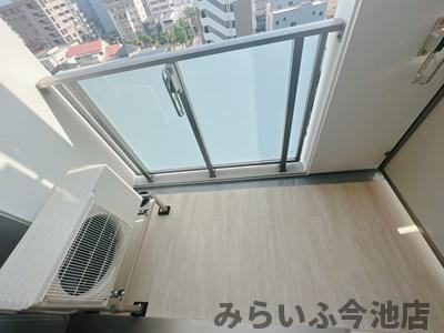 【名古屋市千種区今池のマンションのバルコニー】