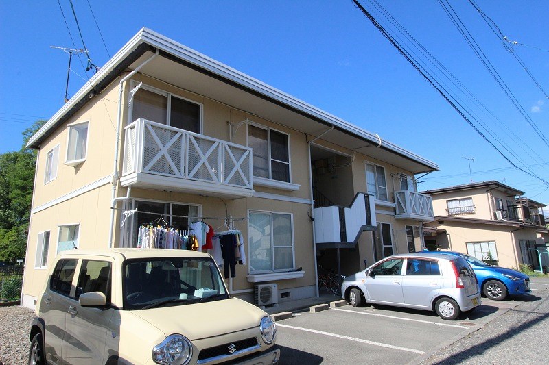 長野市吉田のアパートの建物外観