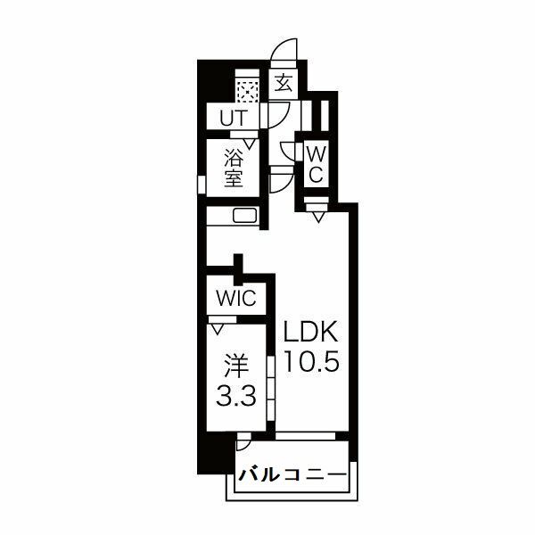 ミラージュパレス都島本通の間取り