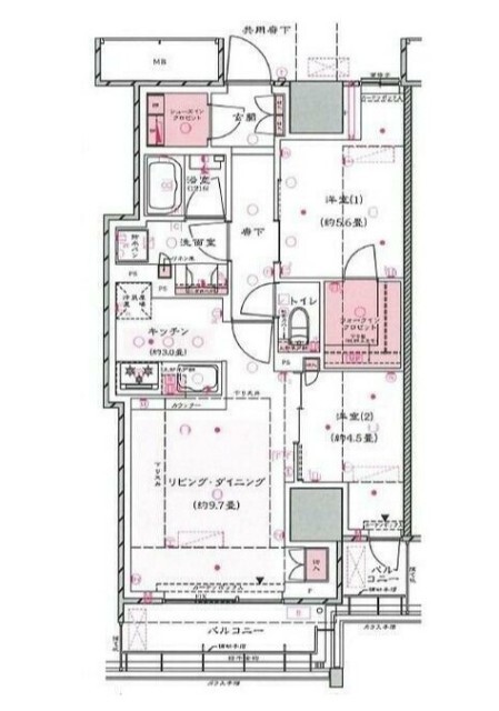 大宮スカイ＆スクエア　ザ・タワーの間取り