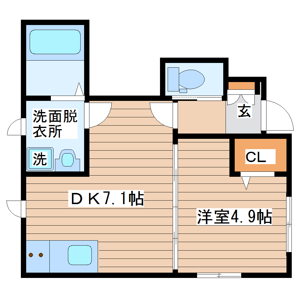 A・TテラスIIの間取り