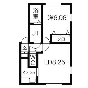 【ヴィア・ラッテアの間取り】