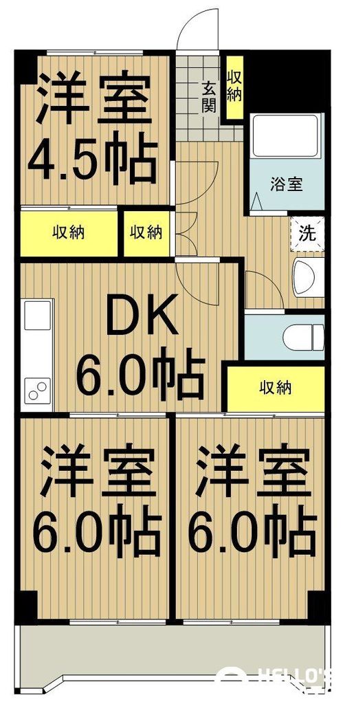 シャルマンビルの間取り