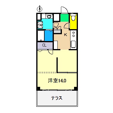 EXT A棟の間取り