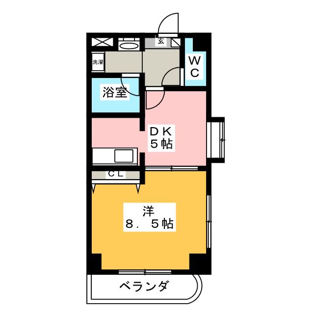 沖野マンションIIの間取り