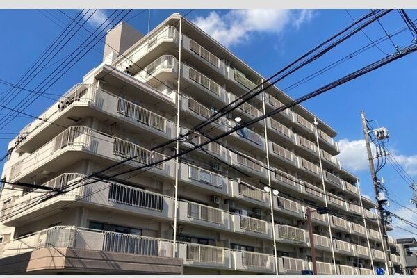 名古屋市西区上名古屋のマンションの建物外観