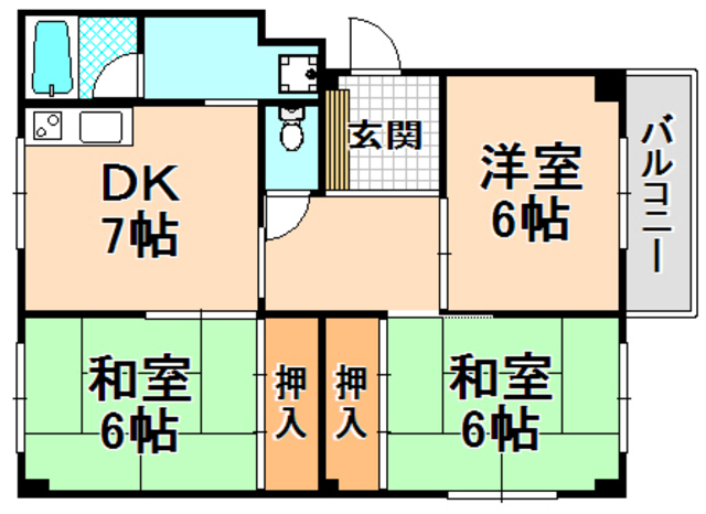 サンクレスト別当の間取り