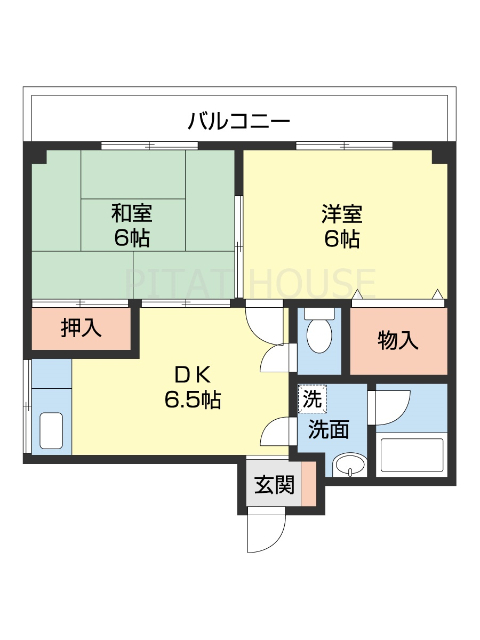 ネオハイツ次郎丸の間取り