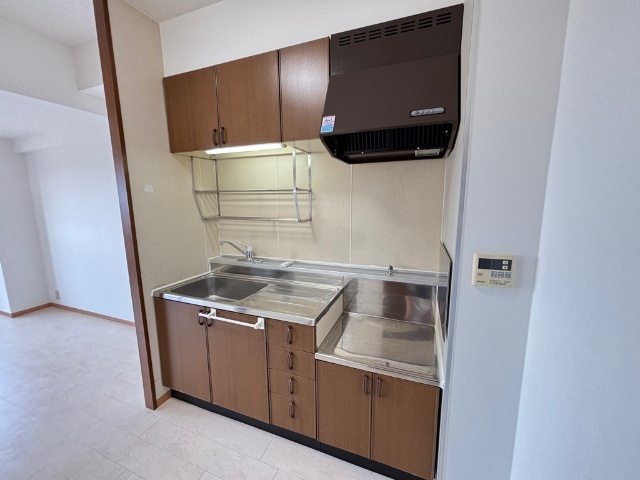 キッチン　ガスコンロ設置可能なキッチンです