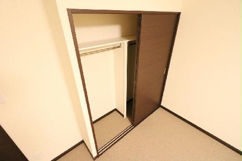 収納　大型クローゼットにより女性の方でも収納が安心