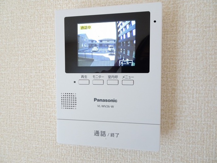 セキュリティ　モニター付きインターホン